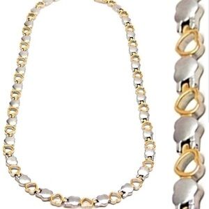Magnetic Therapy Titanium Heart Necklace!